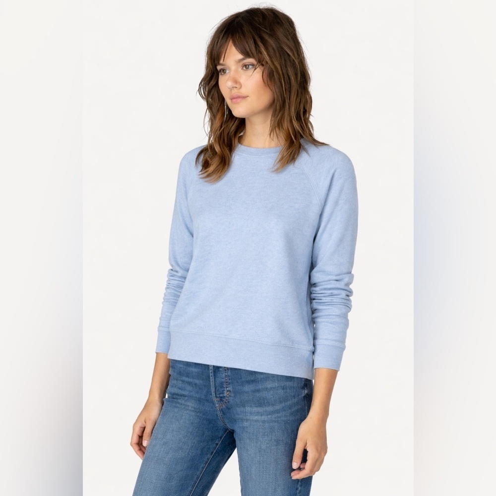 J.Crew XXXS Light Blue Crewneck Sweatshirt | 100% Cotton